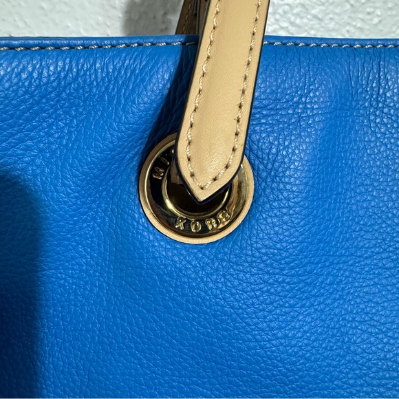NWOT Michael Kors summer blue Jet Set med leather tote - Picture 3 of 8